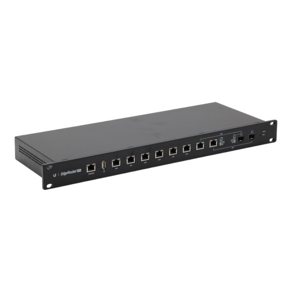 EdgeRouter Pro ERPro-8 8x Gigabit RJ-45 2x SFP Managed 1U Rack Router