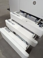 LaserJet Managed MFP E87660 60S/Min ADF DIN A3 Drucker m. Finisher Y1G07A S/N: CNB8KBA02S Ca. 429.000 S