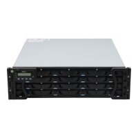 EonStor ESS16R2B2D0 iSCSI 4X SFP+ 10GbE 16X LFF Expander...