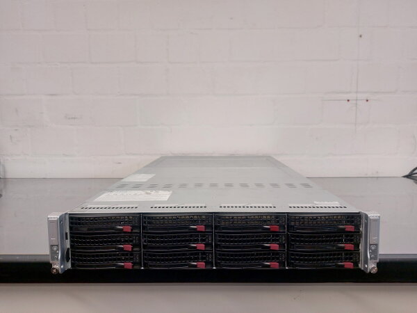 6028TP-DNCR LGA2011-3 NVME 12X LFF RED. PSU Twin Node Server