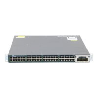 WS-C3560X-48T-S 48-Port RJ-45 Gigabit Managed Rack Switch + C3KX-NM-1G