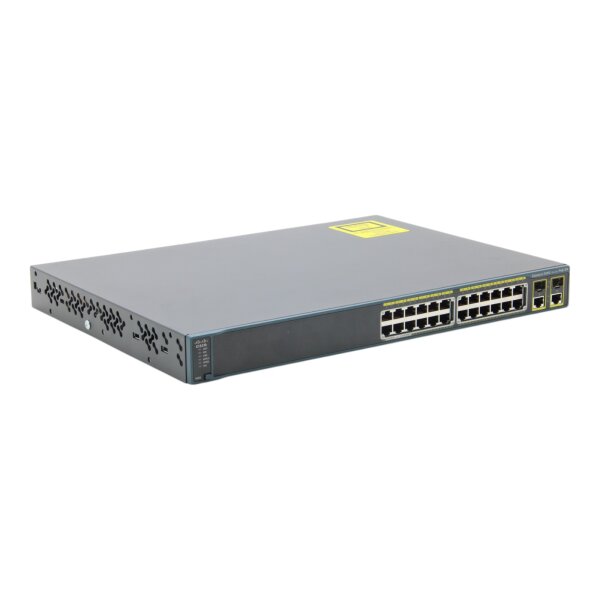 Catalyst WS-C2960-24PC-L 24-Port 10/100MBit/s PoE 2x Gigabit SFP Switch