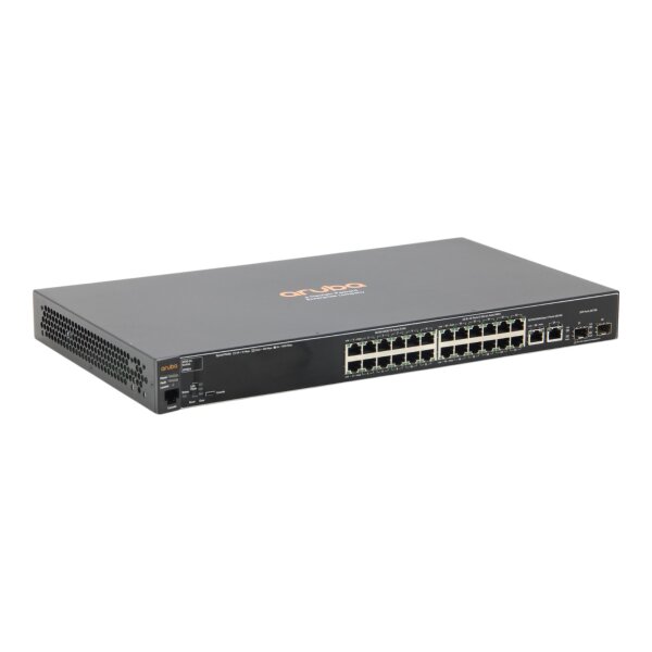 Aruba 2530-24 J9782A 24-Port RJ-45 2x SFP Gigabit Managed Switch