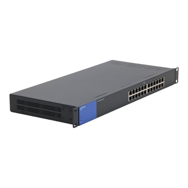 Linksys LGS124 24-Port RJ-45 Gigabit Unmanaged Rack Switch