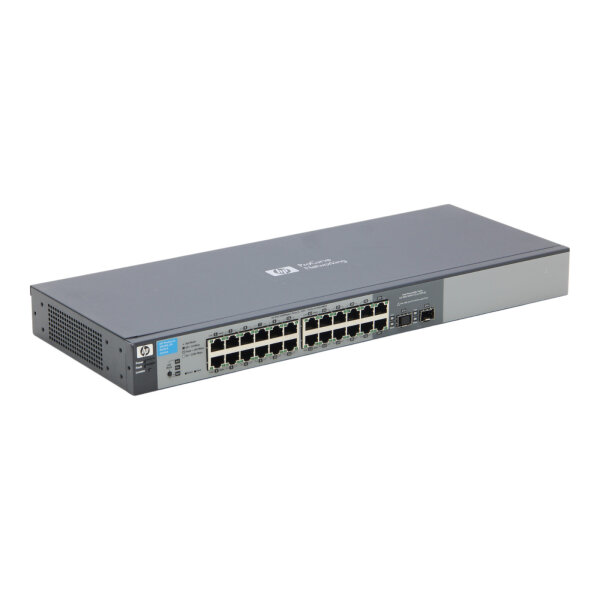 ProCurve 1810-24G J9450A 24x RJ-45 2x SFP Managed Gigabit Switch ohne Rack Ears