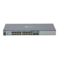 ProCurve 1810-24G J9450A 24x RJ-45 2x SFP Managed Gigabit Switch ohne Rack Ears