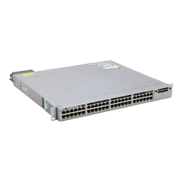Catalyst WS-C3850-48F-S 48-Port RJ-45 PoE+ Managed Gigabit Switch