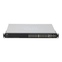 SF500-24P 10/100 24-Port PoE 4x SFP Stackable Managed Switch