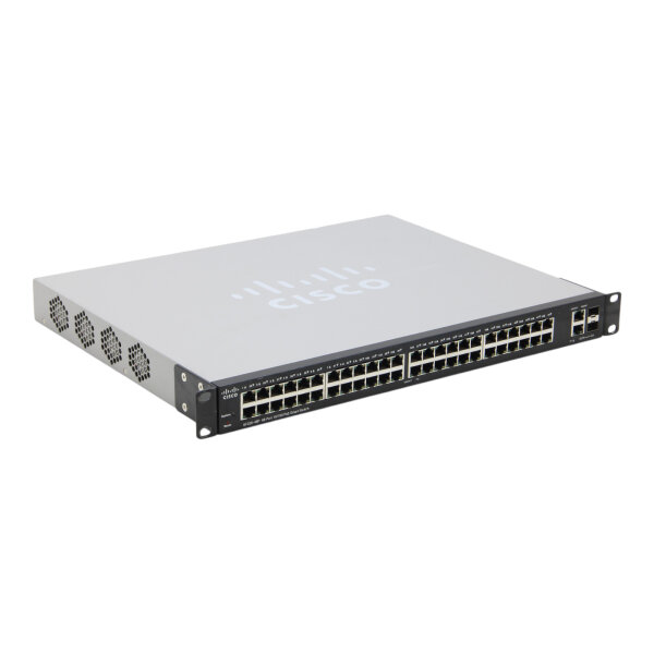 SF220-48P 48-Port RJ-45 10/100 PoE 375W 2x SFP Gigabit Managed Switch