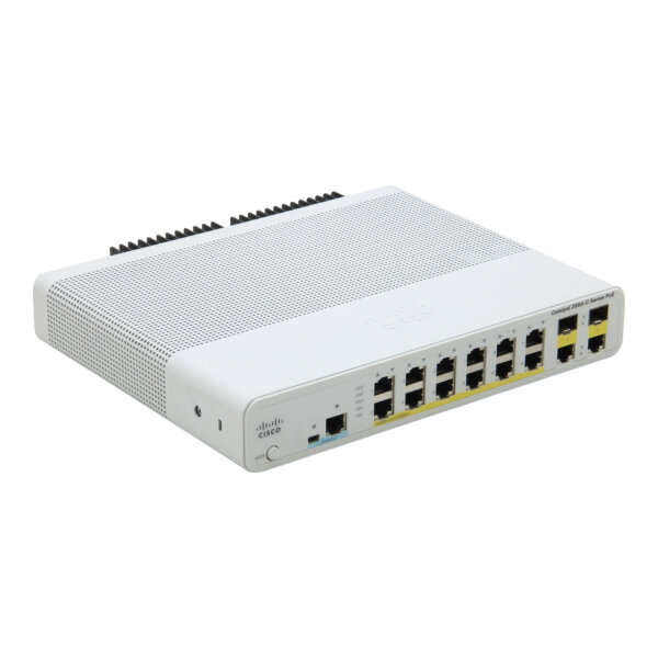 Catalyst WS-C2960C-12PC-L 12-Port RJ-45 PoE Fast Ethernet 2x SFP Switch