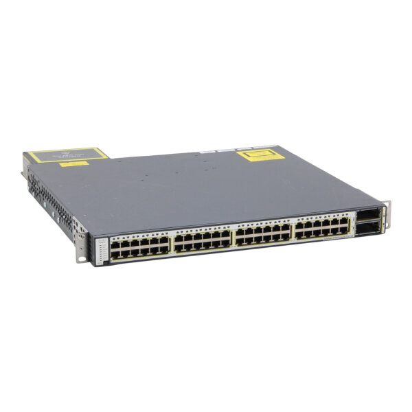 Catalyst WS-C3760E-48PD-EF 48-Port RJ-45 PoE 2x 10GbE X2 Managed Switch