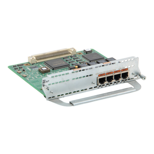 BRI 4B-S/T 800-01236-03 4-Ports RJ-45 ISDN Module for ISR 2900 3900