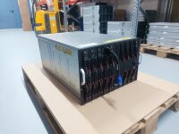 Supermicro SBE-710E-R60 512GB 8X Xeon 10GbE KVM Blade Center