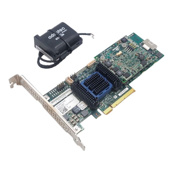 ASR-6405 512MB PCIe x8 SAS / S-ATA FP RAID Controller + AFM-600 BBU Kit