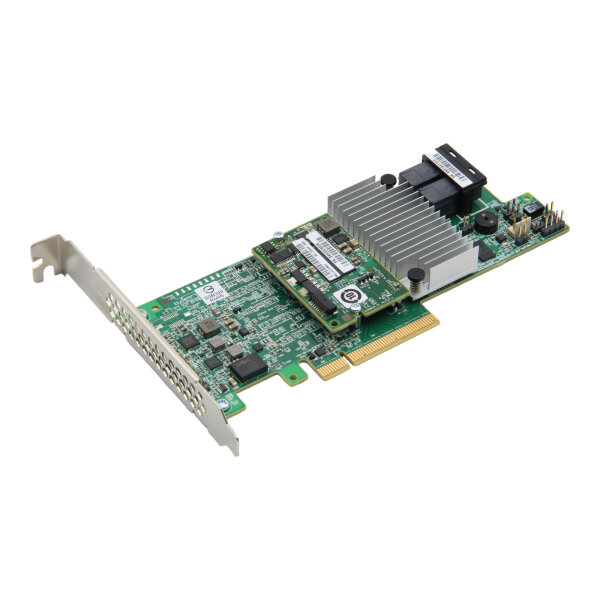 MegaRAID 9361-8i SAS 12G / S-ATA 6G RAID Controller + LSICVM02 Cache Vault